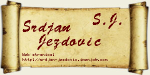 Srđan Jezdović vizit kartica